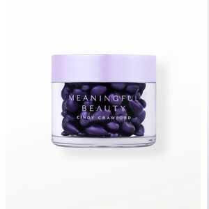 Cindy Crawford Meaningful Beauty wrinkle smoothing capsules 60 count sealed